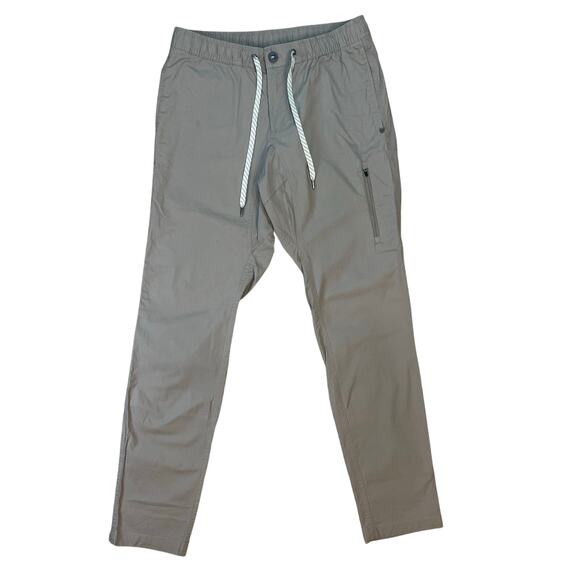 Vuori Ripstop Climber Pants Men’s M Khaki Drawstring Stretch Travel Hiking - Picture 1 of 10